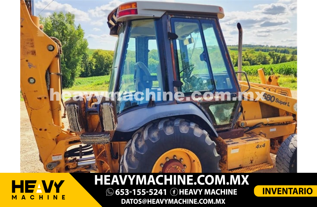 Maquinaria Pesada Retroexcavadora 2001 Case 580 Super L